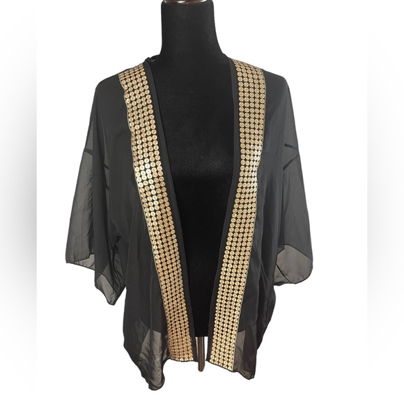 Swell Other - Vintage Swell Black Sheer Swimsuit Cover Up